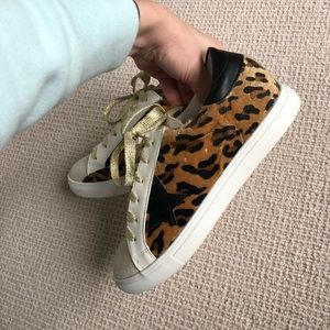 Leopard print sneakers Golden Goose dupe